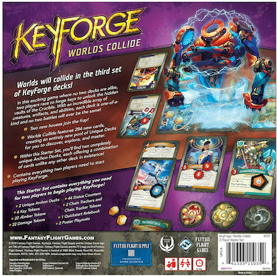 Fantasy Flight Επιτραπέζιο Παιχνίδι KeyForge: Worlds Collide Two-Player Starter Set για 2 Παίκτες 14+ Ετών