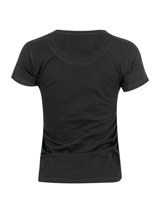 Γυναικείο T-shirt Animal Print Μαύρο