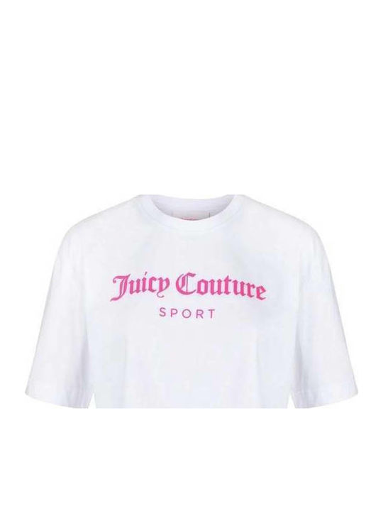 Κοντομάνικο Crop Top Λευκό