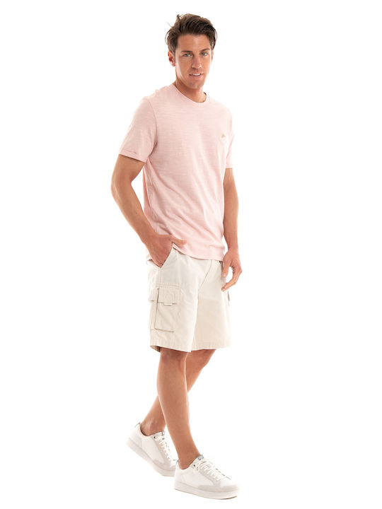 Jack & Jones Men's Short Sleeve T-shirt Pink