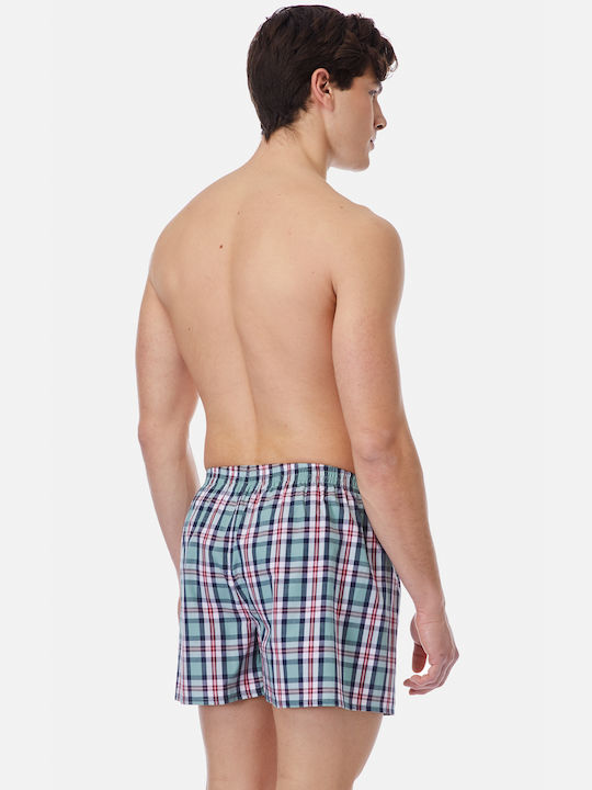 Men's Boxers Green / Grey Checkered 2Pack