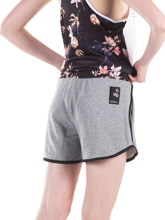 Women's High-waisted Sporty Shorts Gray