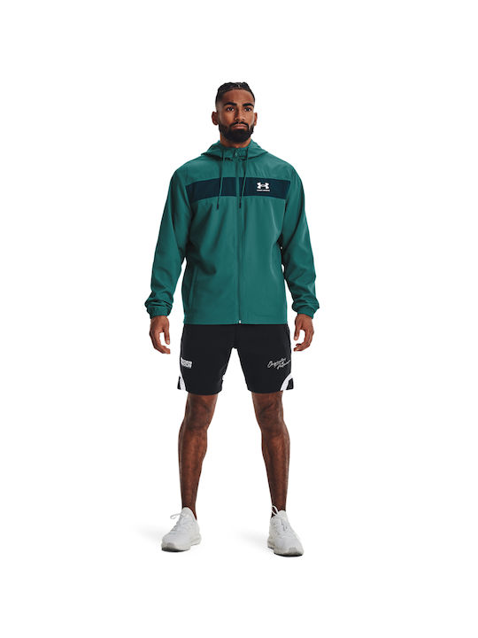 Sportstyle Athletic Jacket Windproof Green