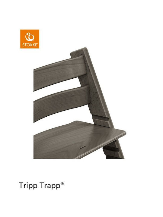 Stokke Tripp Trapp Baby Highchair with Adjustable Height Hazy Gray