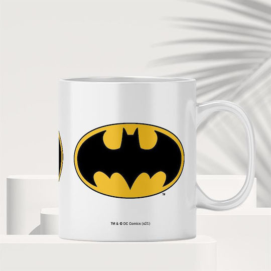 Batman Mug Ceramic White Batman Mug Ceramic White