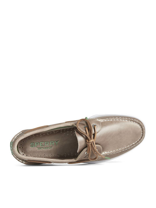 Δερμάτινα Ανδρικά Boat Shoes Taupe