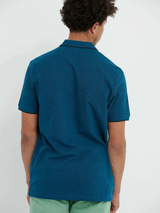 Funky Buddha Polo Μπλούζα Πετρόλ Funky Buddha Polo Μπλούζα Πετρόλ