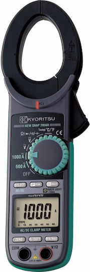 Kyoritsu Αμπεροτσιμπίδα Ψηφιακή 1000A AC 2056R True RMS με Ακροδέκτες