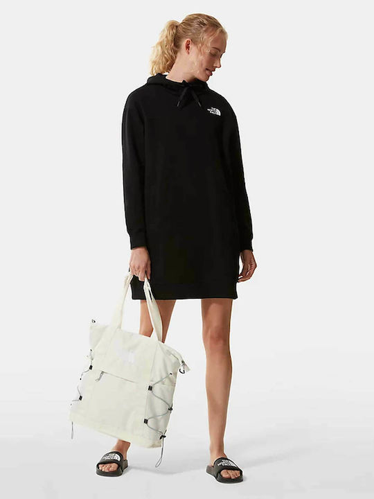Zumu Mini Athletic Dress Long Sleeve Hooded Black