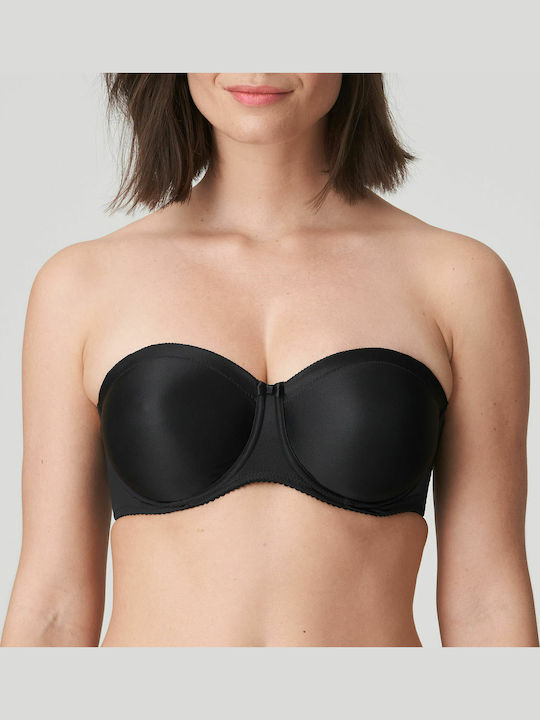 Bra without Padding Underwire Black