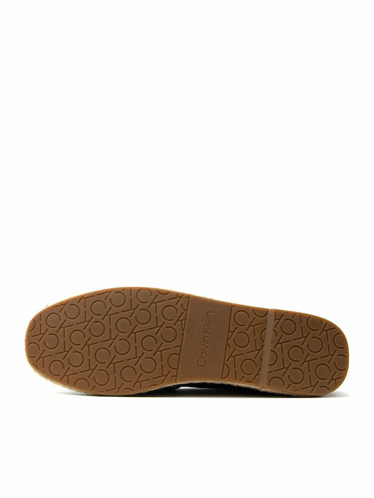 Stoff Herren Espadrilles in Blau Farbe