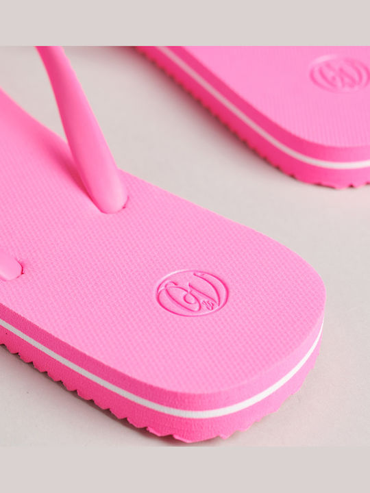 Ovin Vintage Classic Flip Flops Flip Flops in Fuchsia Colour