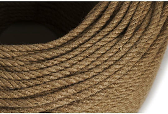 E-Sea Σχοινί Verdreht 8mm 1m Jute Vierstrang