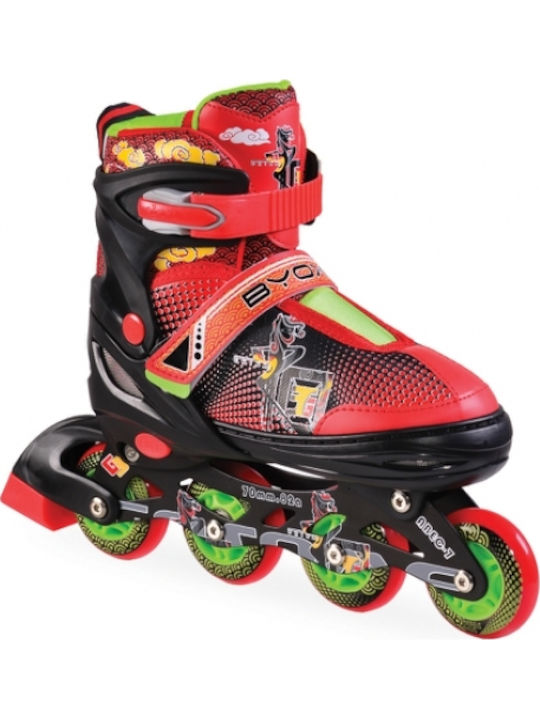 Byox Mask Inline Αυξομειούμενα Rollers Κόκκινα Παιδικά Byox Mask Inline Αυξομειούμενα Rollers Κόκκινα Παιδικά