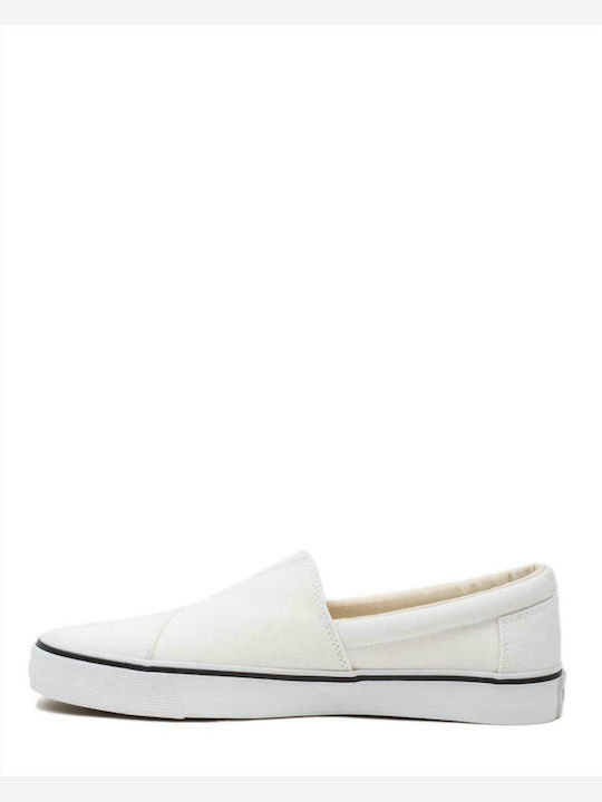 Toms Fenix Men's Canvas Slip-Ons White