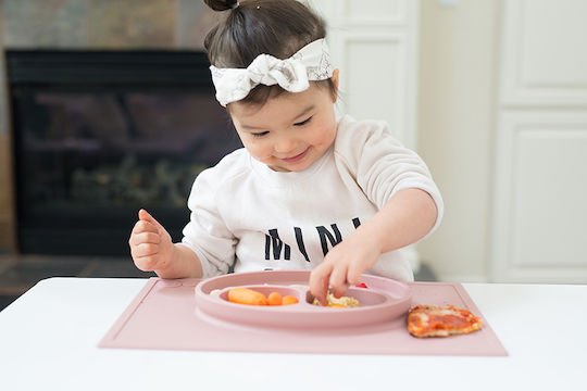 Ezpz Blue Happy Mat Silicone Tray for 24+ Months