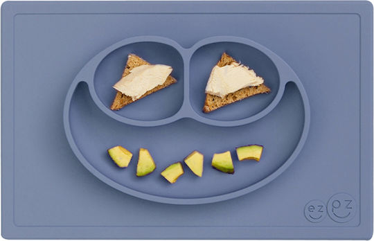 Ezpz Blue Happy Mat Silicone Tray for 24+ Months