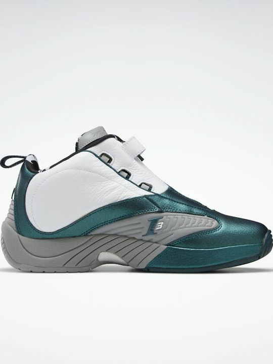 Reebok Answer IV Herren Sneakers Deep Teal / Cloud White / Mgh Solid Grey