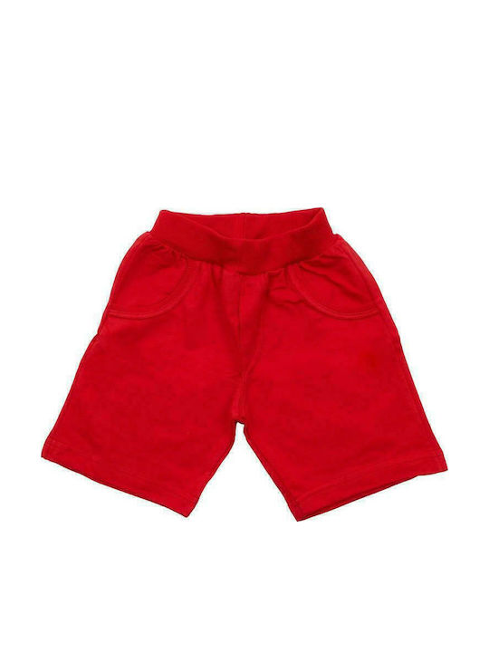 Kids' Shorts/Bermudas Fabric Black/Red 2pcs