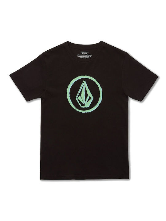 Παιδικό T-shirt Μαύρο Circle Stones