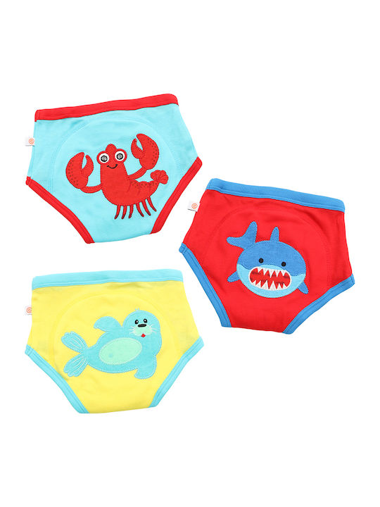 Zoocchini Kids' Set with Briefs Multicolored 3pcs