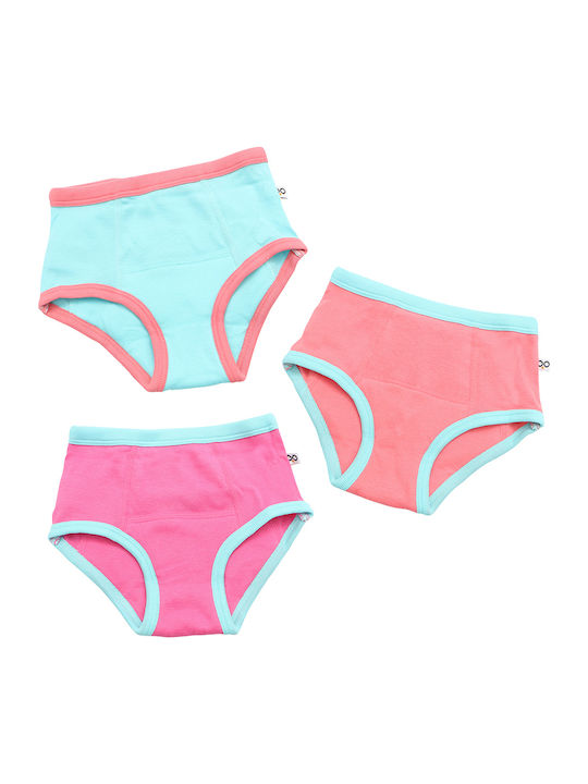 Zoocchini Kids' Set with Briefs Pink 3pcs