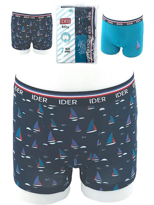 IDER Kids' Set with Boxers Blue 2pcs