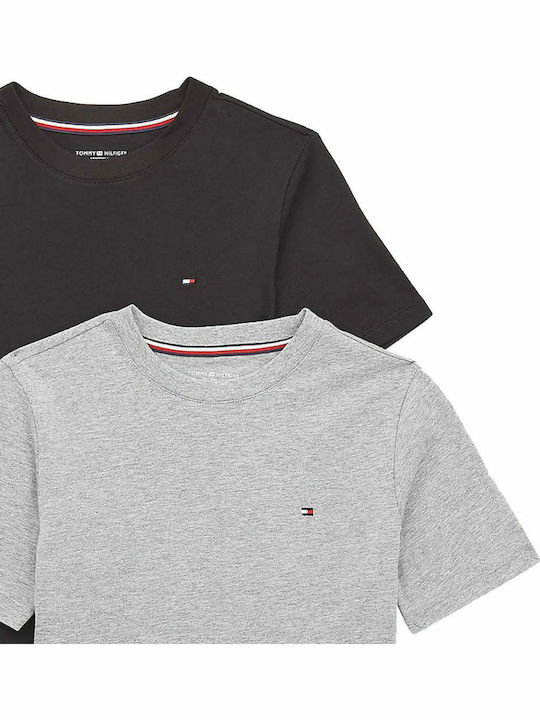 Tommy Hilfiger Παιδικό Σετ με Φανελάκια Κοντομάνικα Πολύχρωμα 2τμχ