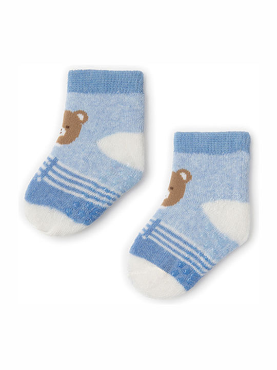Mayoral Non-slip Kids' Long Socks Light Blue