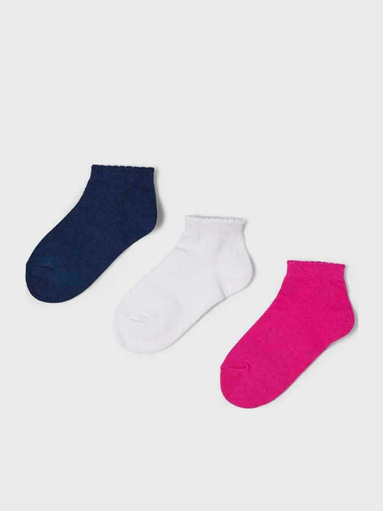 Mayoral Kids' Ankle Socks Ecofriends Multicolored 3 Pairs