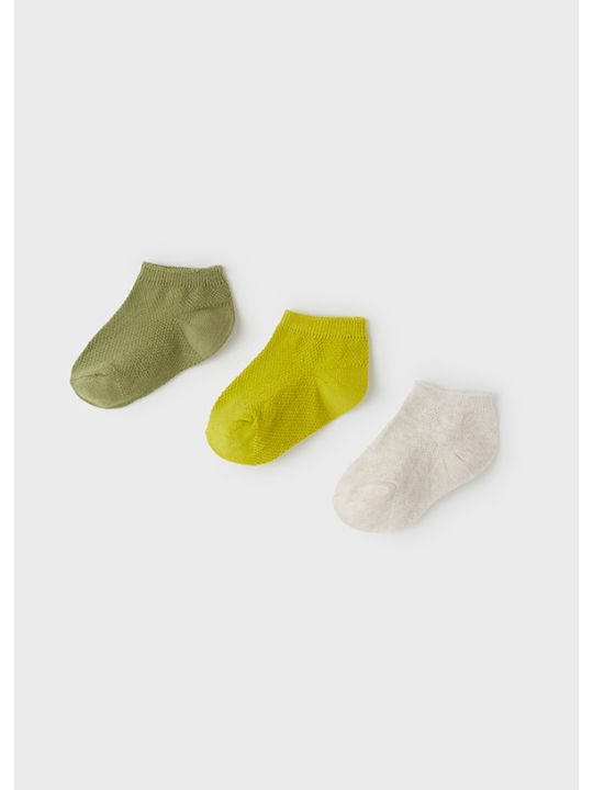 Mayoral Boys 3 Pack Ankle Socks Multicolour