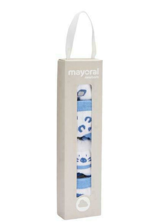 Mayoral Kids' Socks Knee-High Ecofriends Light Blue 4 Pairs