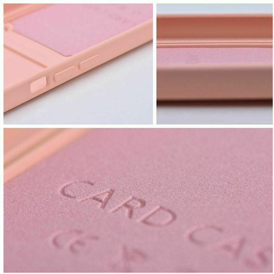 Forcell Back Cover Silicon cu Suport pentru Carduri Coral (iPhone 13 Pro Max)