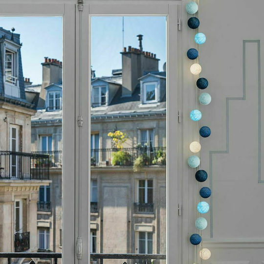 La Case de Cousin Paul Garland Kids Wall Light Reinga Blue