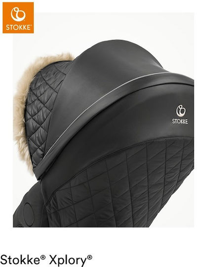 Stokke Γάντια Καροτσιού Μαύρα Winter Kit Xplory X