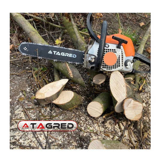 Tagred TA1151 Set lame și lanț pentru drujbe 35cm (14") cu Pas 3/8", Grosimea dintelui .050"-1.3mm & Numărul de dini 52E