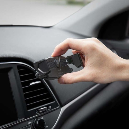 Spigen Click.r Car Mobile Mount 4" - 6" with Adjustable Hooks Black