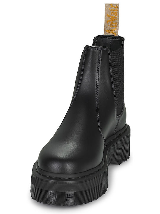 2976 Quad Leather Black Chelsea Boots