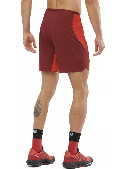 Salomon Sense Aero 7'' Șort Sportiv pentru Bărbați Portocalie