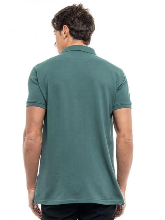 Splendid Bluza Bărbătească cu Mânecă Scurtă Polo Verde