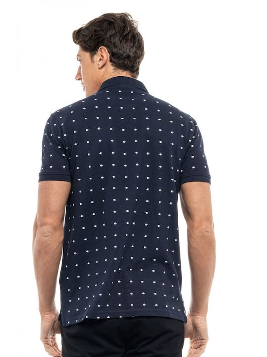 Splendid Ανδρικό T-shirt Polo Navy Μπλε