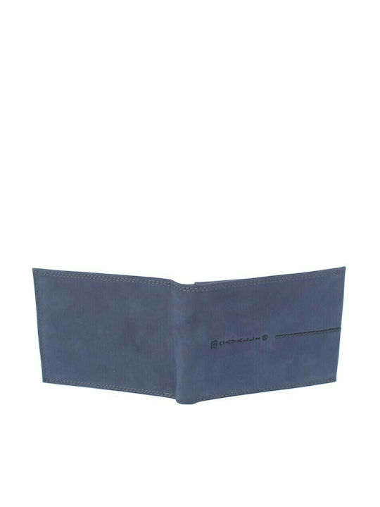 Leder Herren Geldbörse Klassisch Blau