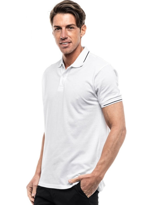 Polo Short Sleeve White Blouse