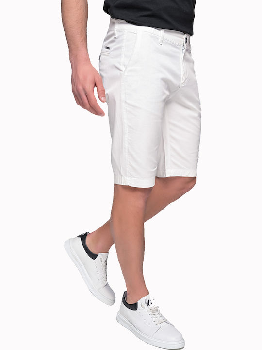 Ανδρική Βερμούδα Chino Λευκή