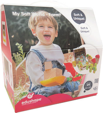 Edushape Τουβλάκια My World για 1+ Έτους 29τμχ