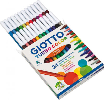 Giotto Turbo Zeichenmarker Set 24 Farben 000417000