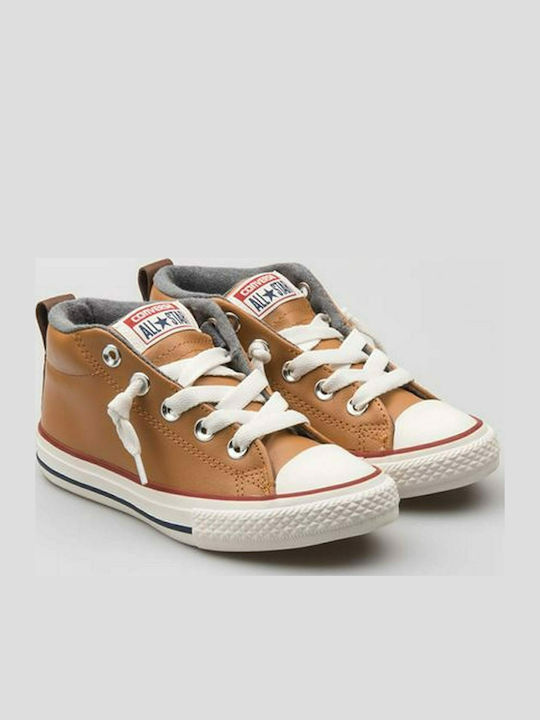 CHUCK TAYLOR ALL STAR STREET Παιδικά Sneakers High Καφέ