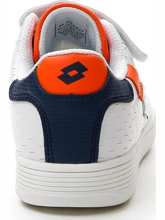 Παιδικά Sneakers με Σκρατς Λευκά