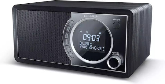 Sharp DR-450 Επιτραπέζιο Ραδιόφωνο Ρεύματος DAB+ με Bluetooth Μαύρο