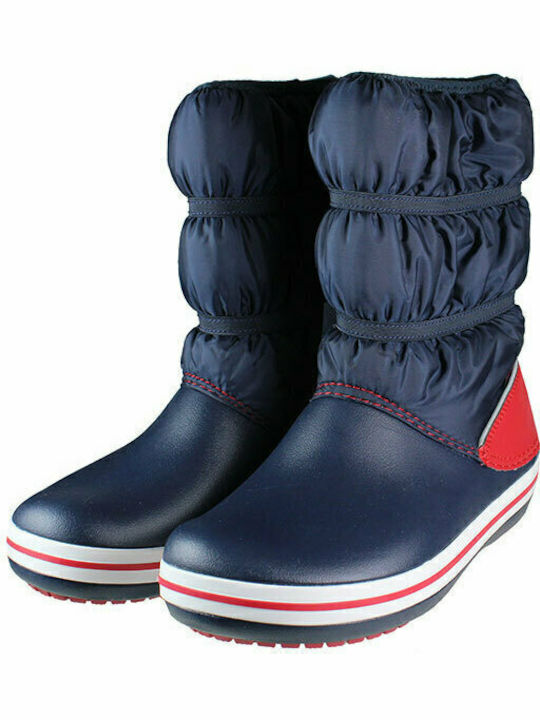 Puff Anatomische Kinder-Schneestiefel Marineblau